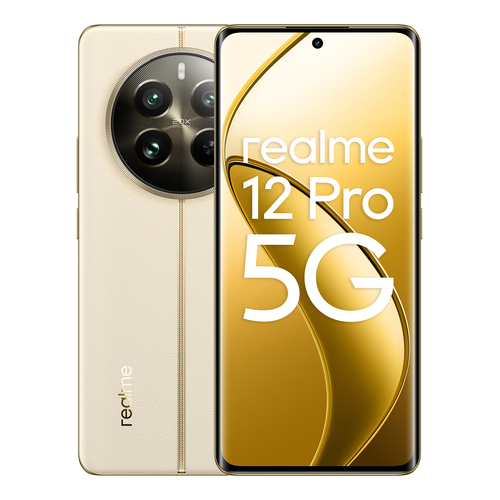 Realme 12 Pro 5G 8GB/256GB Navigator Beige Mobilais Telefons