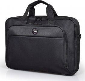 Port Designs HANOI II notebook case 35.6 cm (14") Messenger case Black portatīvo datoru soma, apvalks