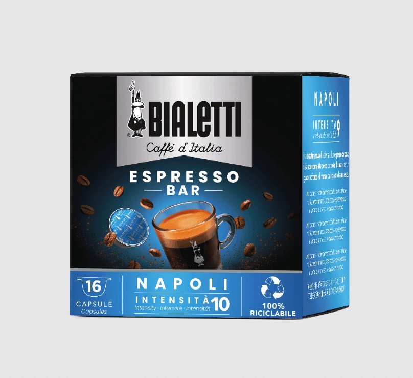 NAPOLI kapsulki do BIALETTI CAFF D'ITALIA - 16 kapsulek 096080073/M (8001306965033) Kafijas automāts