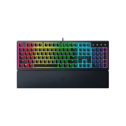 Razer Gaming Keyboard Ornata V3 RGB LED light, RU, Wired, Black, Razer Mecha-Membrane, Numeric keypad klaviatūra