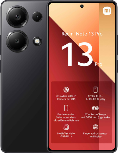 Xiaomi Redmi Note 13 Pro 8GB/256GB Midnight Black Mobilais Telefons