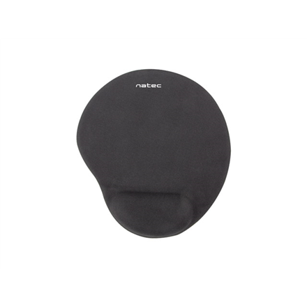 Natec Mousepad Ergonomic MARMOT gel filling, black aksesuārs datorkorpusiem