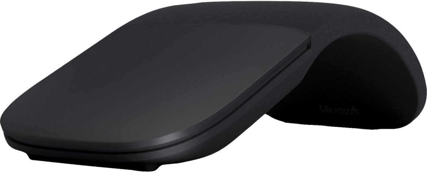 Microsoft Arc Mouse Bluetooth BlueTrack Ambidextrs Black Mouse (FHD-00017) aksesuārs portatīvajiem datoriem