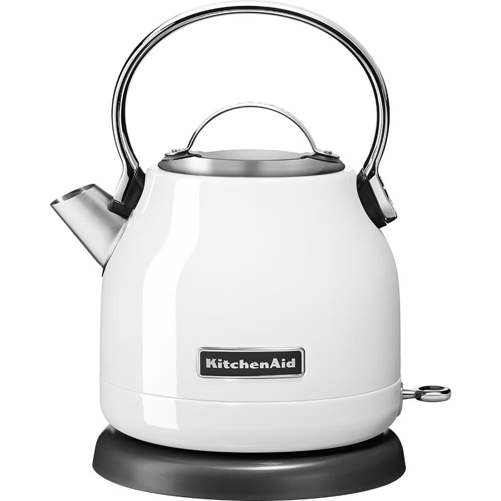 Kettle electric KitchenAid 5KEK1222EWH (1500W 1.25l; white color) Elektriskā Tējkanna