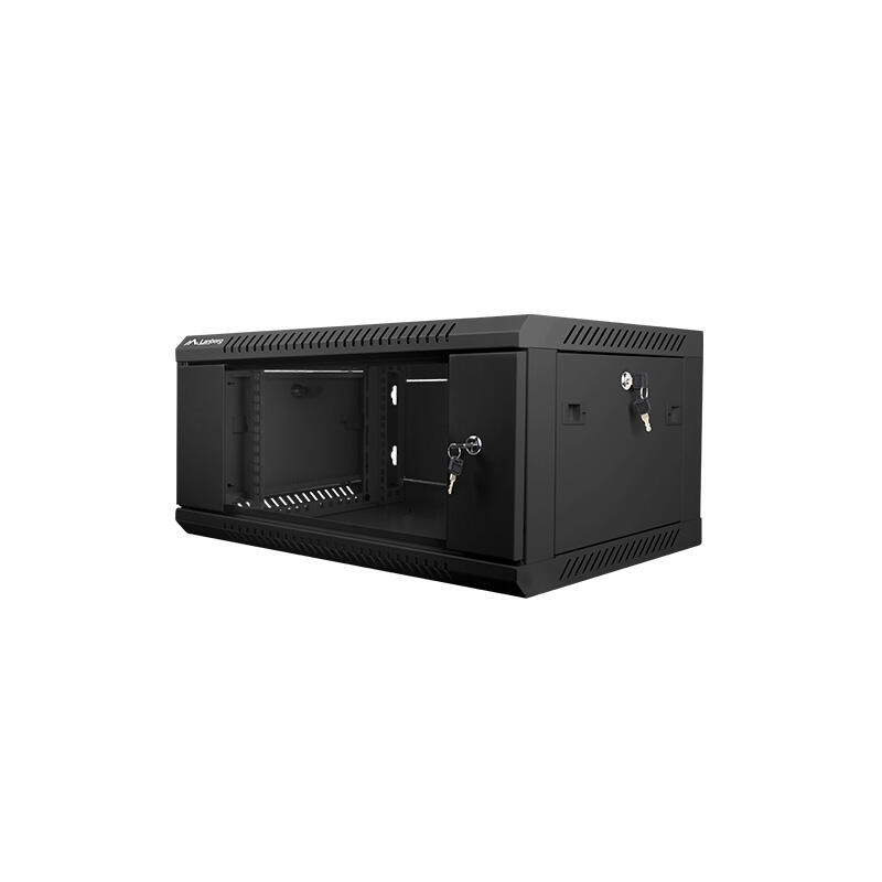 Wall-Mounted Rack 19''   4U 600X450mm black Serveru aksesuāri