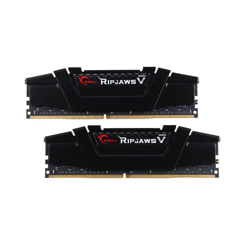 G.Skill Ripjaws V, DDR4, 32 GB, 3200MHz, CL14 (F4-3200C14D-32GVK) operatīvā atmiņa