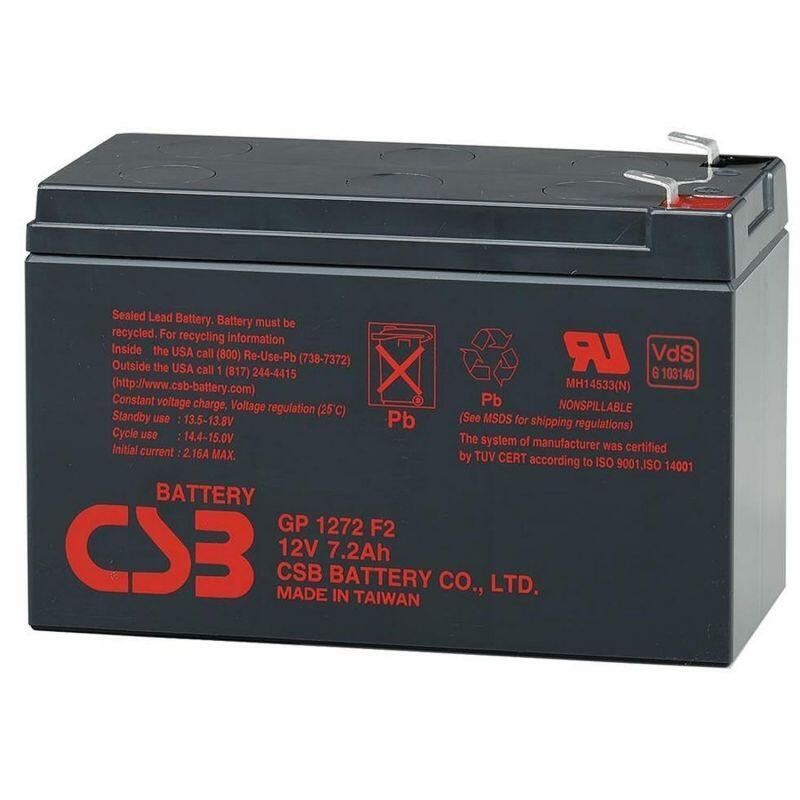 Battery For Sai Riello Csb Gp1272F2 12v 7.2ah 6 Cells For Idialog 400/600/800/1200/1600 Iplug 600/800 Npw 600/800/1000 UPS aksesuāri