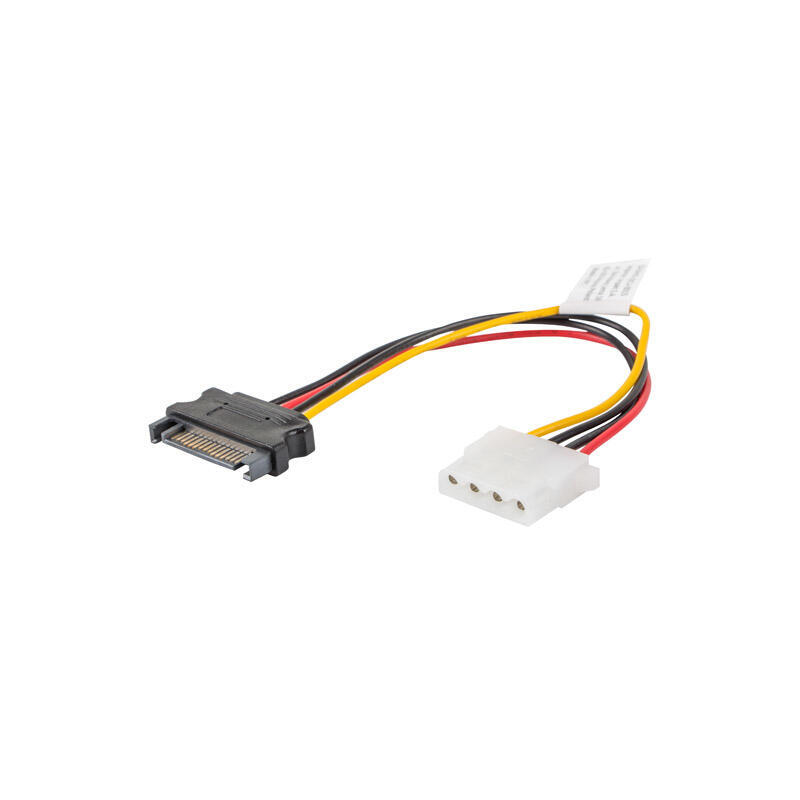 Power cable SATA - Molex M/F 15cm kabelis datoram