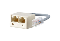 METZ CONNECT BTR IT CONNECT ISDN-Adapter mit Verlangerung WE 8 - 2 x WE 8 R - ISDN-Adapter - RJ-45 (W) - RJ-45 (M) - 10 cm (130606480101-E) Mobilais Telefons
