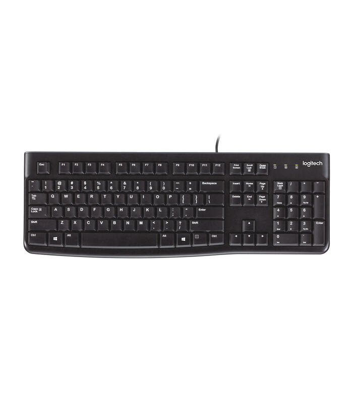 Logitech K120 UK-Layout black klaviatūra