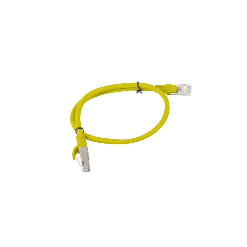 Patchcord cat.5e 0.5M   UTP yellow tīkla kabelis