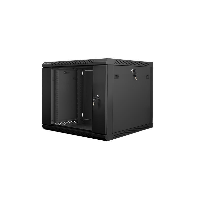 Wall-Mounted Rack 19''   9U 600X600mm black Serveru aksesuāri