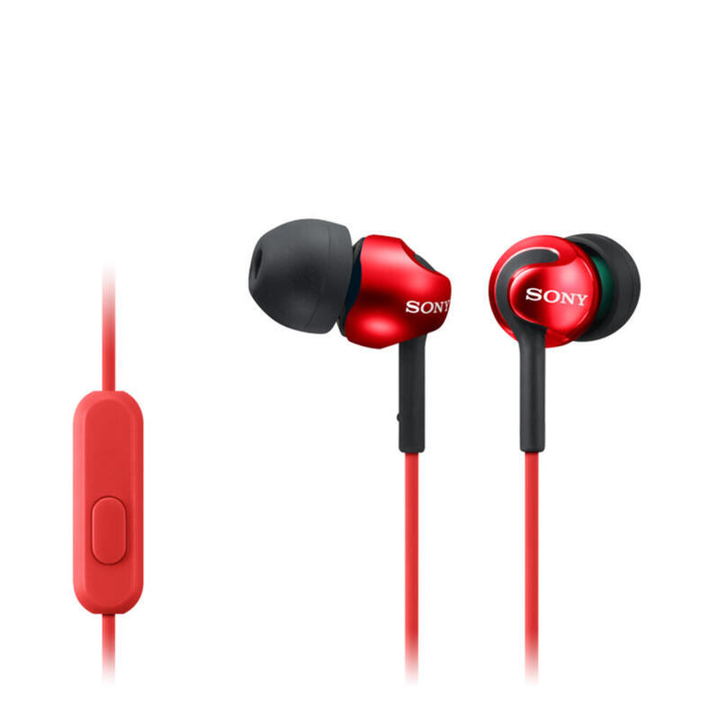 Sony In-ear Headphones EX series, Red Sony MDR-EX110AP austiņas