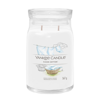 Yankee Candle Signature Clean Cotton Registered  Swieca Duza 567g