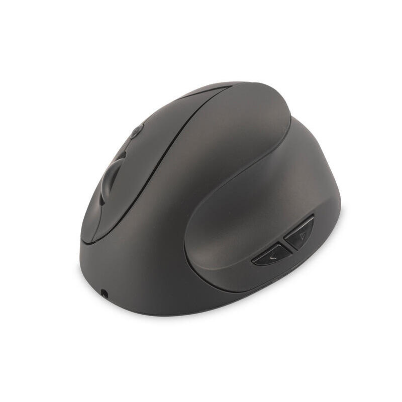 Digitus Ergo Vertical mouse Black  Mouse Datora pele