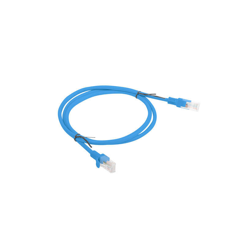 Patchcord cat.5e 1.0M   UTP blue tīkla kabelis