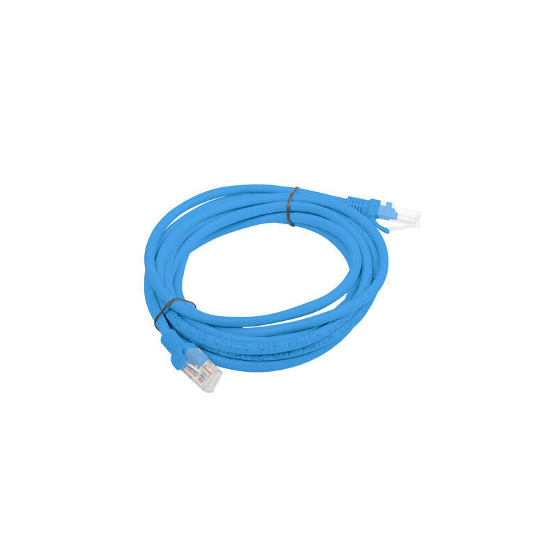 Patchcord cat.6 3.0M    UTP blue tīkla kabelis