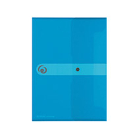 Herlitz document pocket PP (transparent / blue) papīrs
