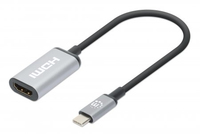 MANHATTAN 4K@60Hz USB 3.2 Typ C auf HDMI-Adapter 15cm Kabel adapteris