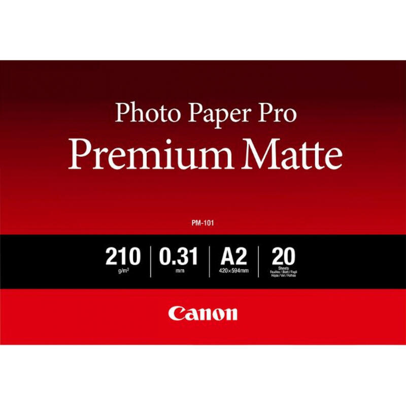 PREMIUM MATTE PHOTO PAPER PM-101 A2 20 papīrs