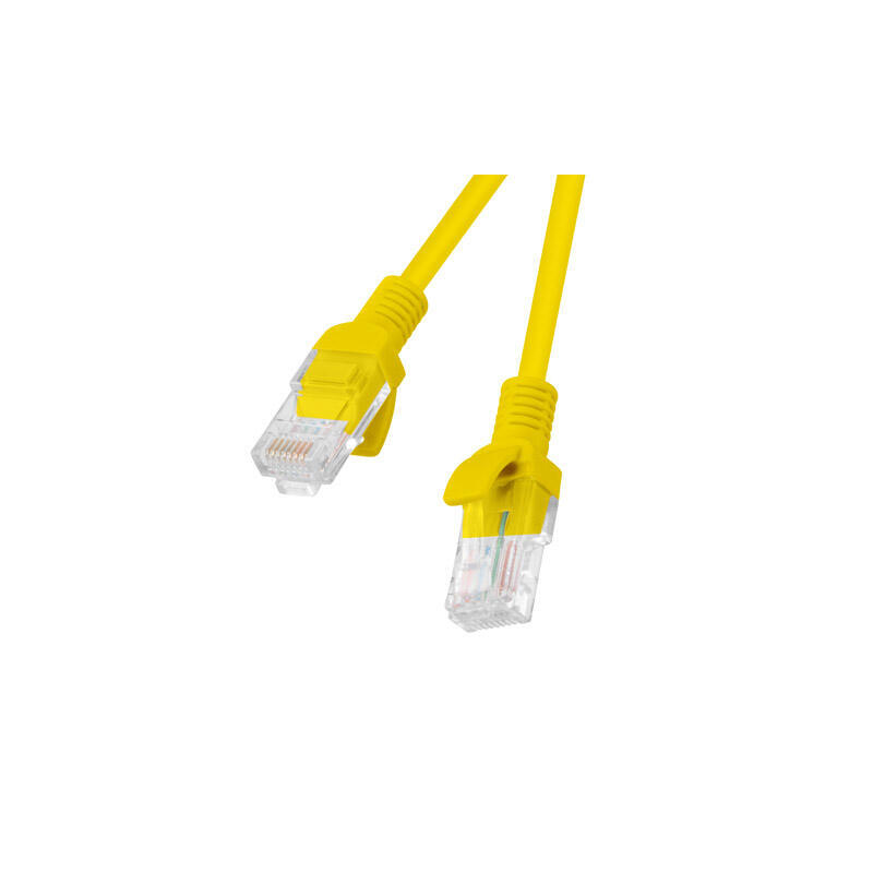 Patchcord cat.6 5.0M    UTP yellow tīkla kabelis