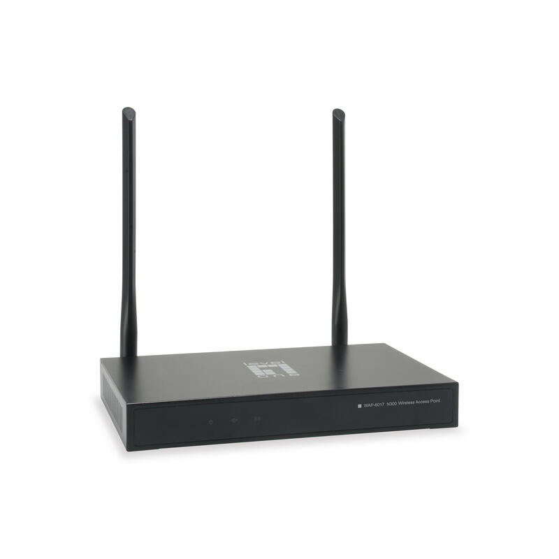 LevelOne WAP-6017 300Mbit/s Black WLAN Access Point (54620813) tīkla iekārta