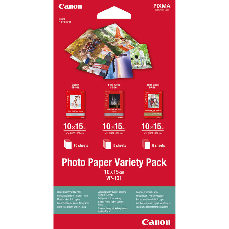 Canon Photo Paper Variety 10x15 (VP-101) papīrs