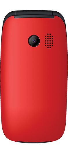 Maxcom MM817 Dual SIM black-red Mobilais Telefons