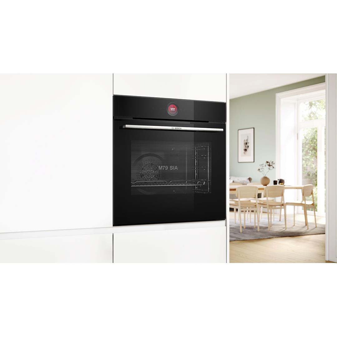 Bosch | Oven | HBG7221B1 | 71 L | Electric | Hydrolytic | Touch | Height 59.5 cm | Width 59.4 cm | Black Cepeškrāsns