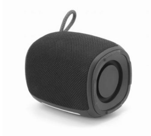 GEMBIRD Bluetooth LED speaker black pārnēsājamais skaļrunis