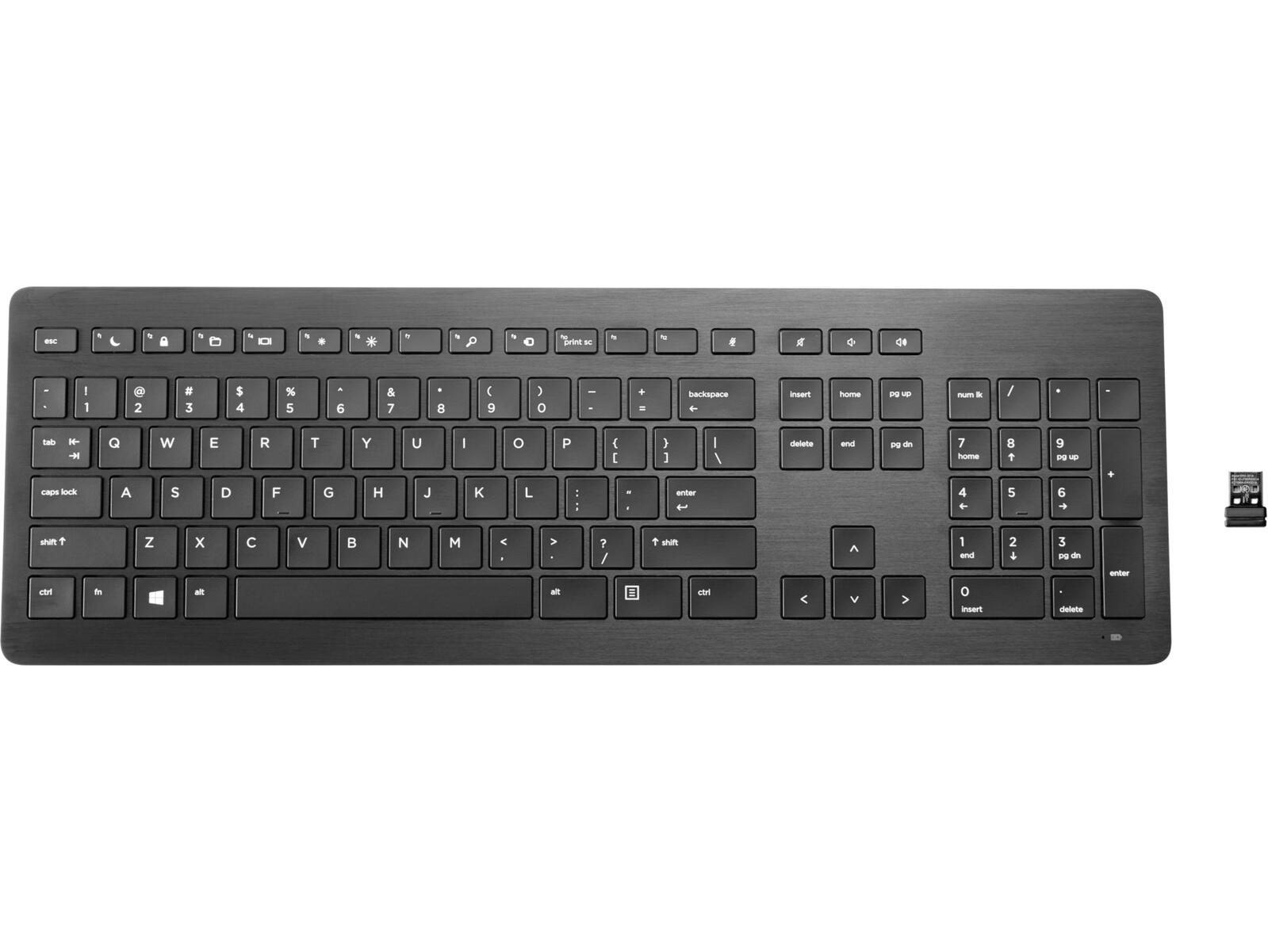 HP Wireless Premium Tastatur klaviatūra