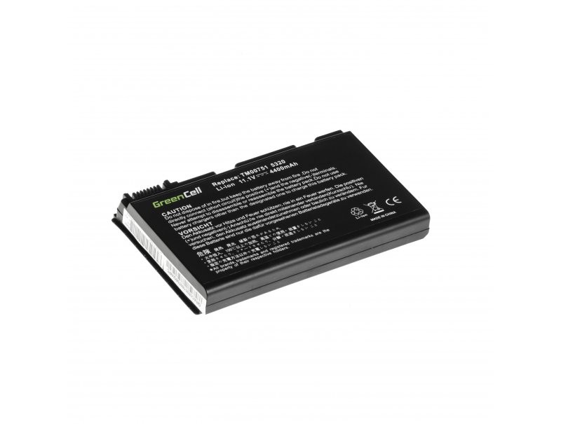 Green Cell Battery for Acer TravelMate 5220 5520 5720 7520 7720 / 11,1V 4400mAh akumulators, baterija portatīvajiem datoriem