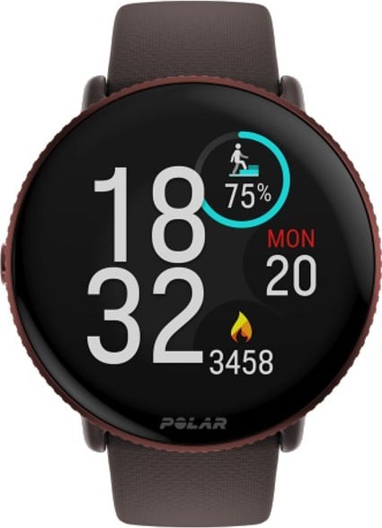 Zegarek sportowy Polar Ignite 3 Titanium Czarny  (IGNITE 3 TI LTHR BRNZ M/L) IGNITE 3 TI LTHR BRNZ M/L (725882064932) Viedais pulkstenis, smartwatch