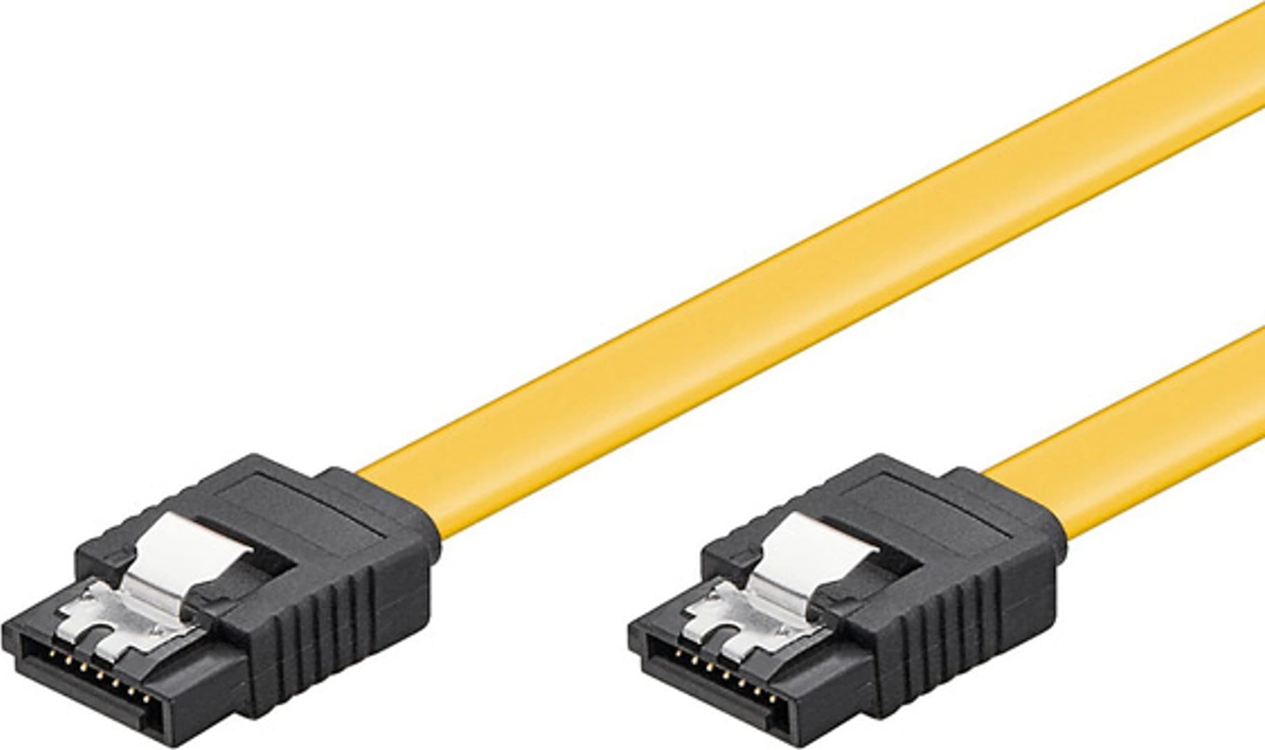 Kabel do dysku twardego SATA, 0.5 m, zolty, Logo blistr, 6 Gb/s 12323914 (8590274419902) kabelis datoram