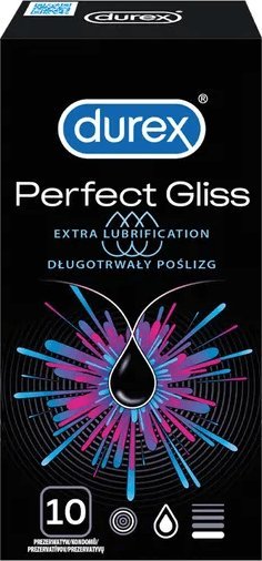 DUREX_Perfect Gliss dlugotrwaly poslizg prezerwatywy 10szt. 5900627096897 (5900627096897)
