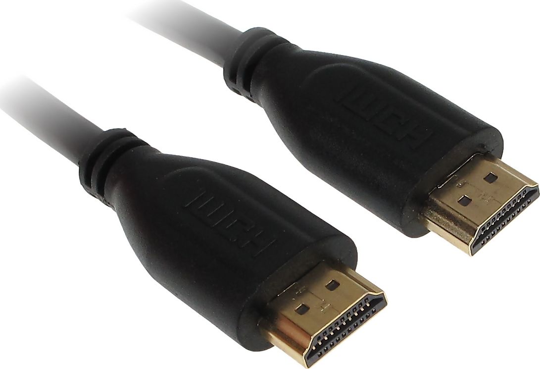 Kabel HDMI - HDMI 1m czarny (HDMI-1.0-FF) HDMI-1.0-FF (5902887006869) kabelis video, audio