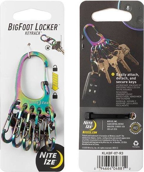 NiteIze Karabinek na klucze Nite Ize BigFoot Locker KLKBF-07-R3 (094664048812)
