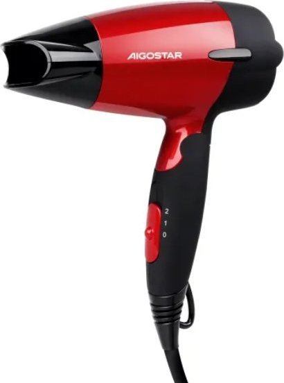 Suszarka travel Hair Dryer 1500W Red OffineVDE/Linda 320000HS6 (8433325290269) Matu fēns