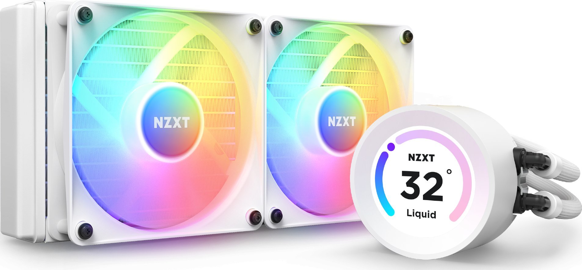 NZXT water cooling Kraken Elite 240 RGB ventilators