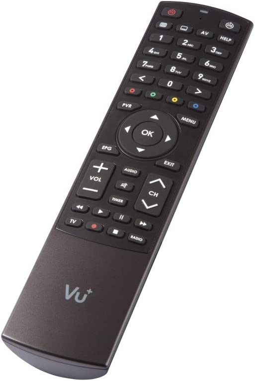 VU+ IR remote control (black, for all VU+ receivers) 13166 (8809288541685) TV aksesuāri