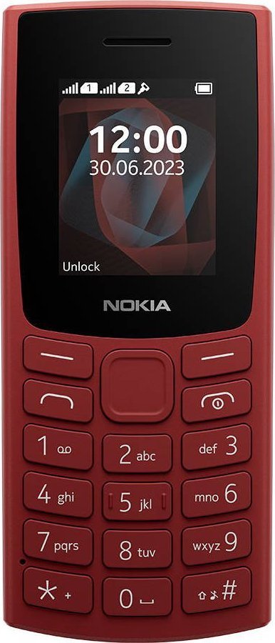 Mobile phone 105 2023 DualSIM PL red Mobilais Telefons