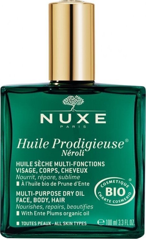 Suchy olejek Nuxe Huile Prodigieuse Wielozadaniowy Suchy Olejek Neroli (do twarzy, ciala, wlosow) 100 ml kNX348 (3264680024993)