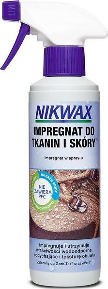 Nikwax Srodek impregnujacy Fabric & Leather Proof do obuwia z tkaniny i skory 300 ml 794005 (5020716794005)