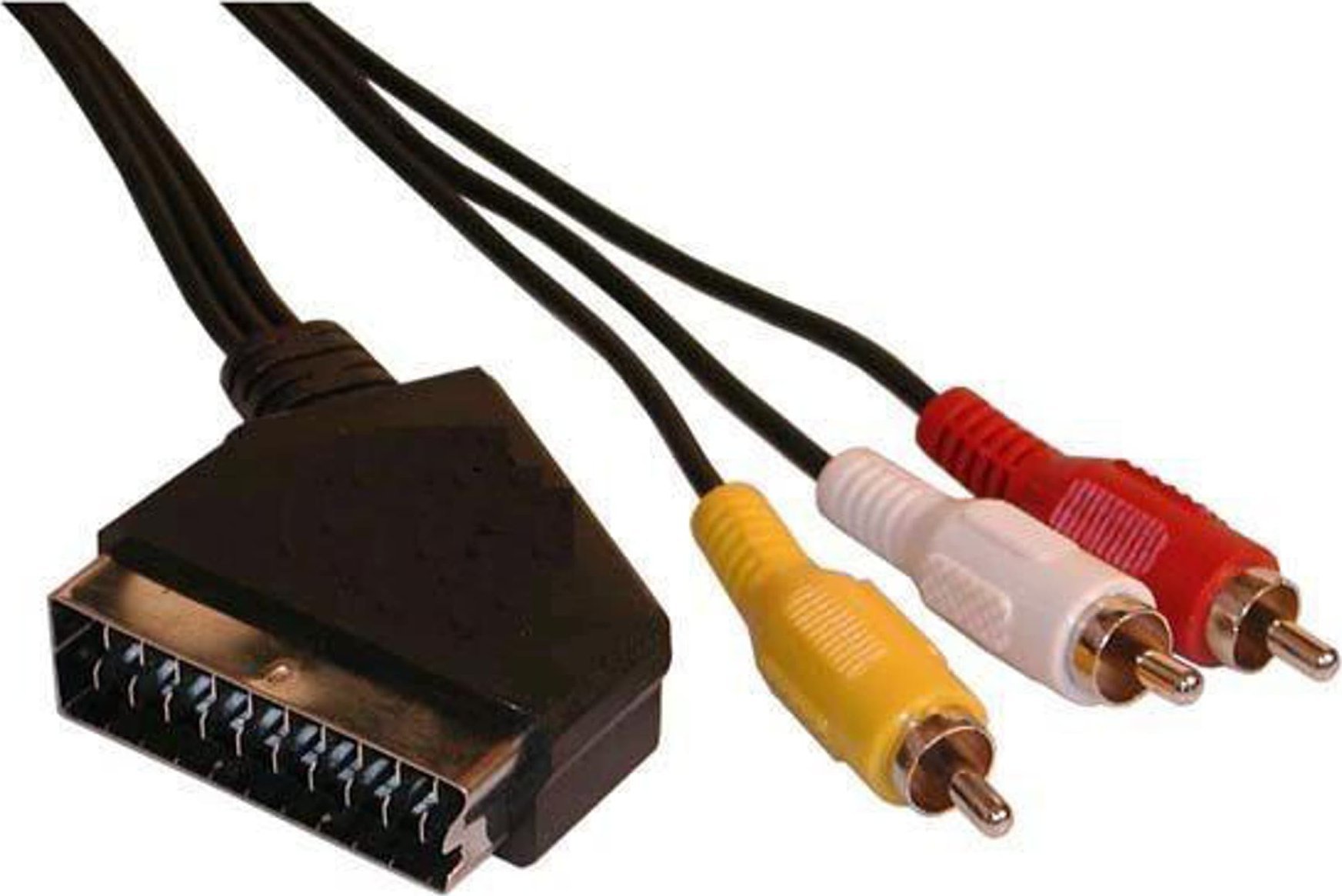 Kabel Audio/video kabel SCART-CINCH, SCART M-cinch M 3x, 3m, No Name 945572 (8590274469396) kabelis video, audio