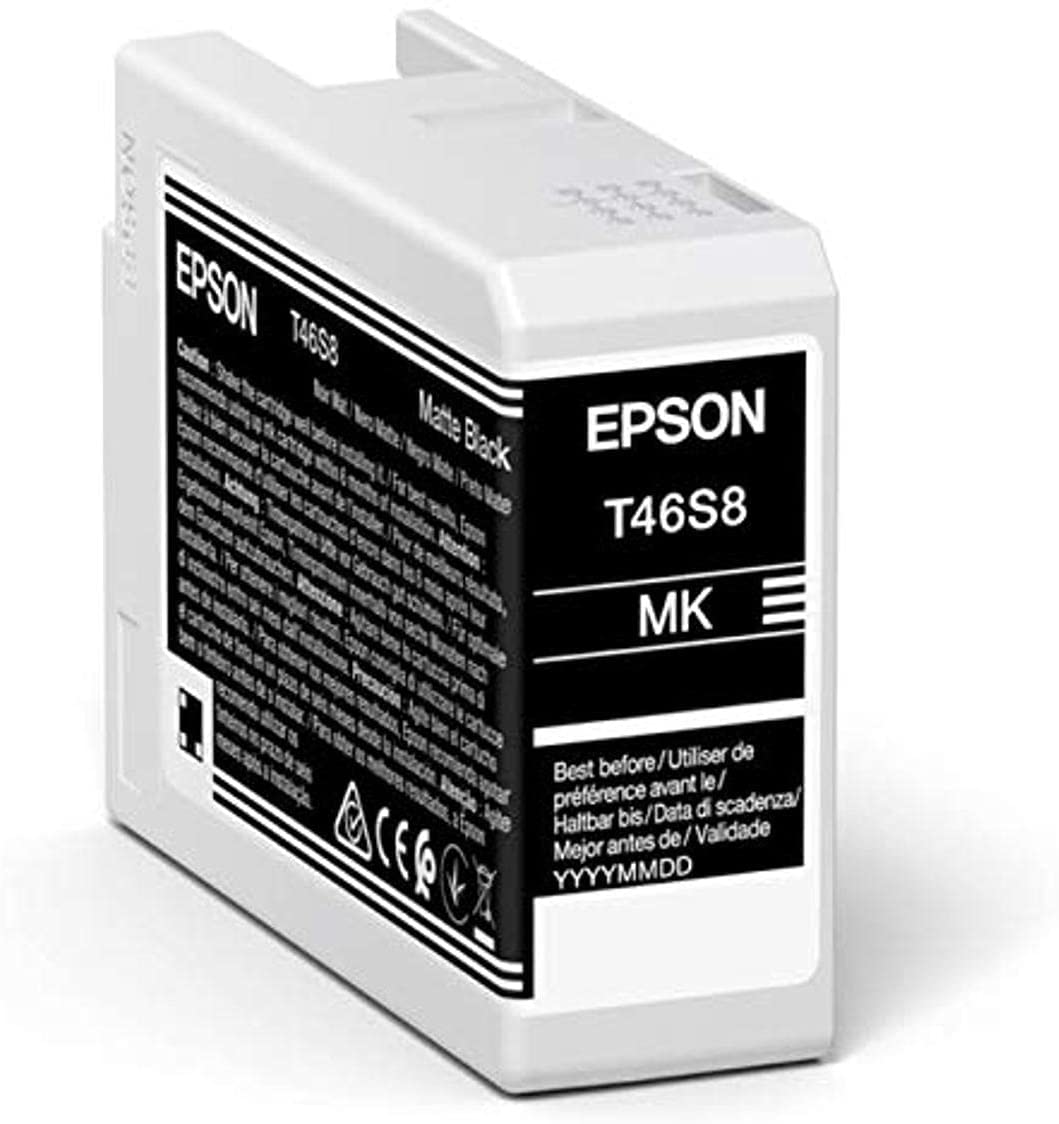 Epson ink cartridge matte black T 46S8 25 ml Ultrachrome Pro 10 kārtridžs