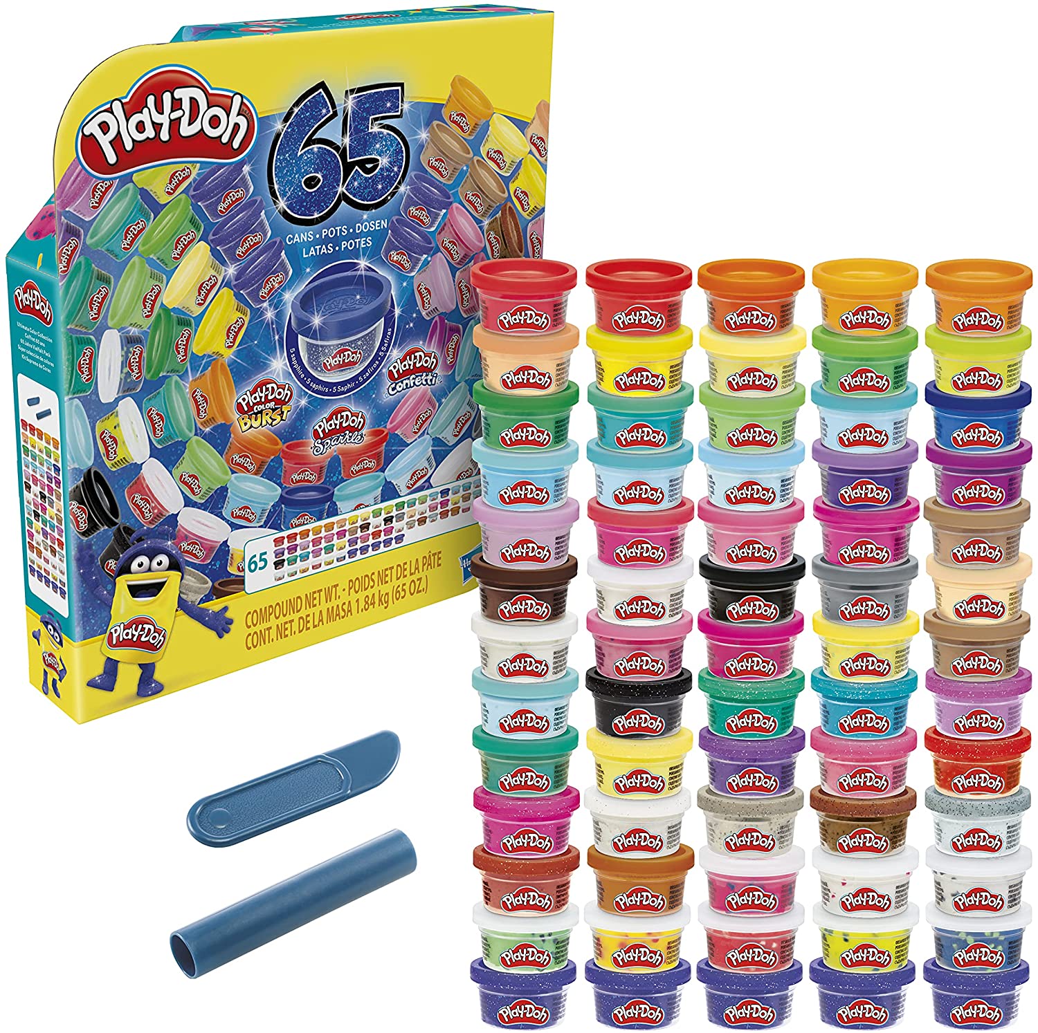 Hasbro Play-Doh 65 Year Variety Pack, Knead konstruktors