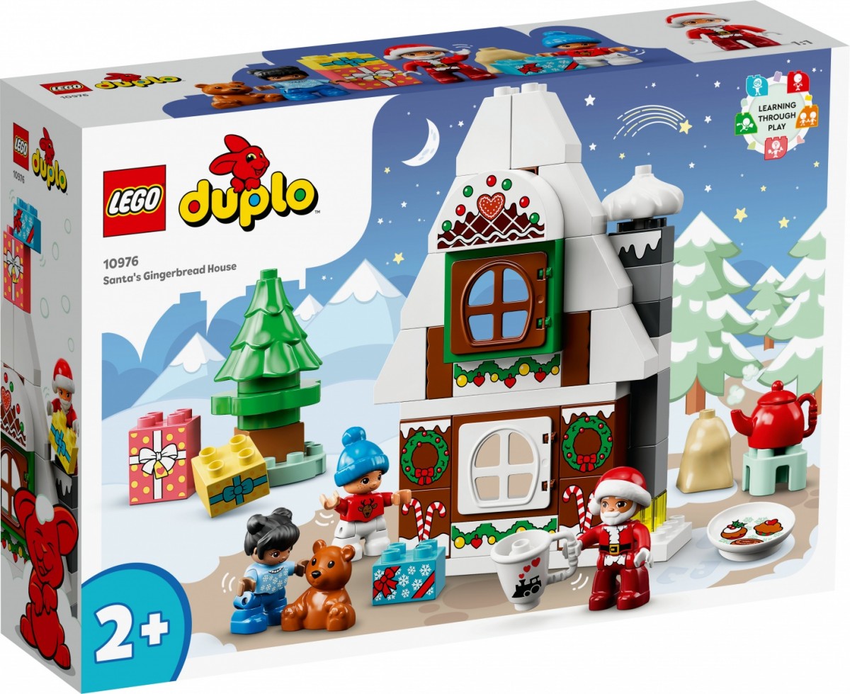 LEGO Duplo 10976 Gingerbread House w. Santa Claus (nedaudz boj. iepakoj.) LEGO konstruktors