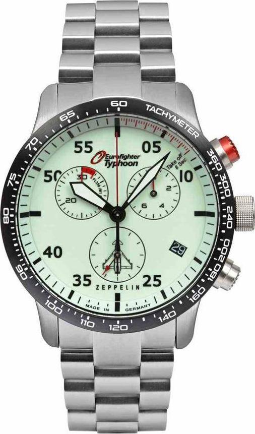 Zeppelin Eurofighter 7298M-5 watch, quartz Viedais pulkstenis, smartwatch