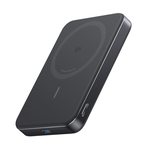 Anker MagGo PowerBank 10.000 mAh Slim magnetic black Powerbank, mobilā uzlādes iekārta