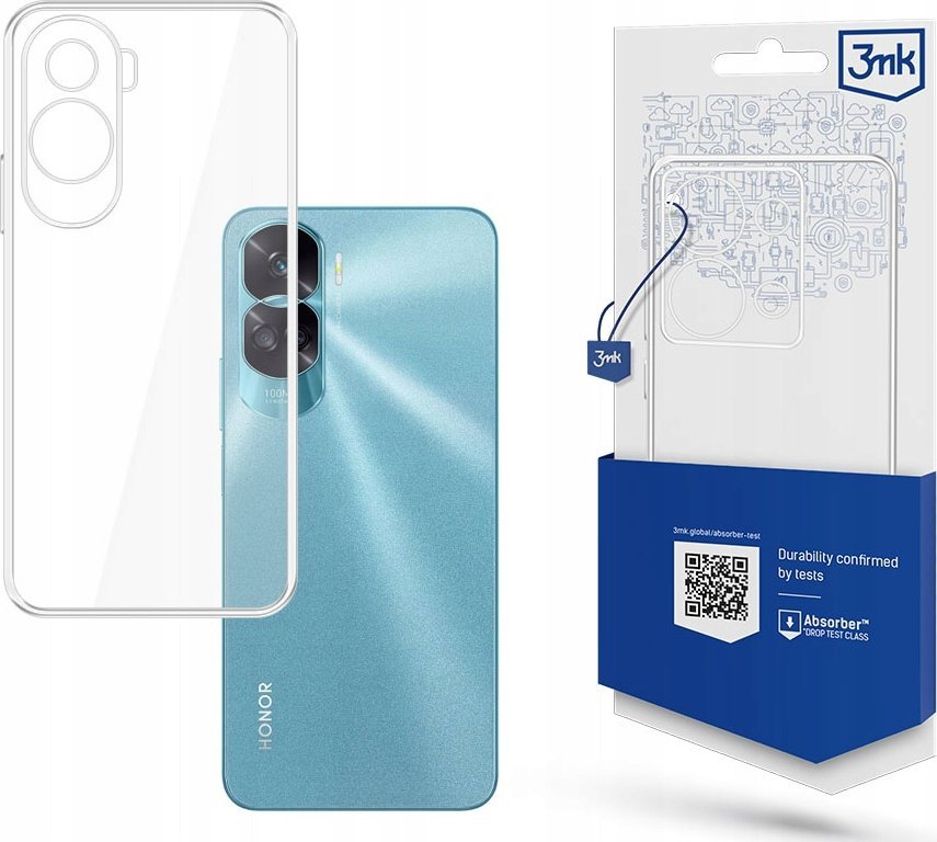 Honor 90 Lite - 3mk Clear Case maciņš, apvalks mobilajam telefonam